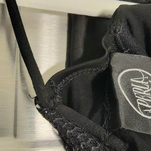 Vintage LA PERLA Ritmo Black Bodysuit w/ Jeweled & Beaded Back   Size 44/8 - Picture 11 of 11